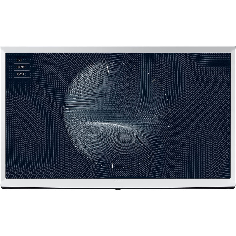 Samsung Smart Tv, The Serif, Lifestyle QLED 4K, LS01B, 55 Inch, Cloud White, 2022, 360 All Around Design, HDR 10+, Smart Hub, 4 Speakers, QA55LS01BAUXZN