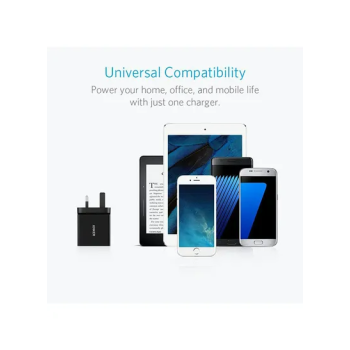 Anker 24W Dual-Port USB Charger Black