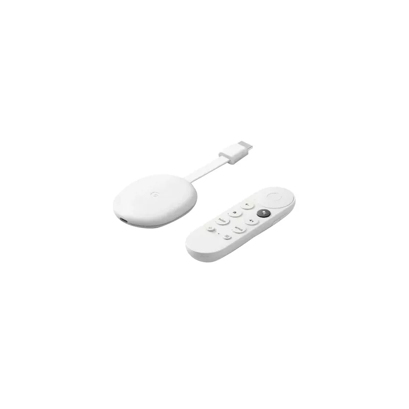 Google Chromecast With TV HD Remote Streaming Device White