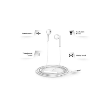 HUAWEI In-Ear Earphones With Mic White