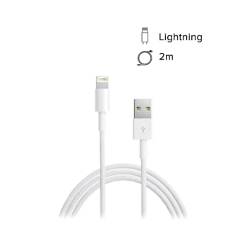Apple Lightning to USB Cable (2m) White