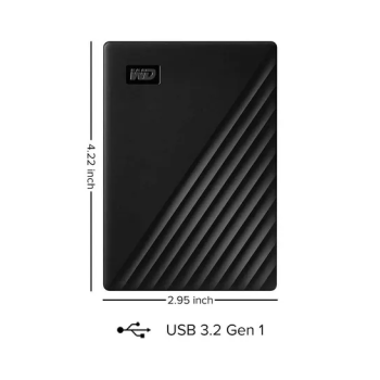 Western Digital My Passport External Hard Drive 5 TB