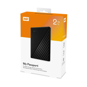 Western Digital My Passport External Portable Hard Disk Drive HDD USB 3.0 2 TB