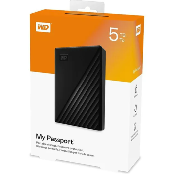 Western Digital My Passport Portable USB 3.0 External Hard Drive 5 TB