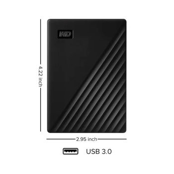 Western Digital My Passport Portable USB 3.0 External Hard Drive 5 TB