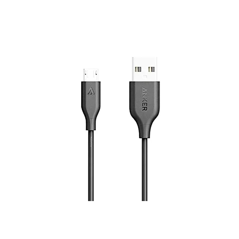 Anker Original Micro USB Cable For Samsung , Huawei , Oppo , Xiaomi And Android Mobiles 3Ft Black