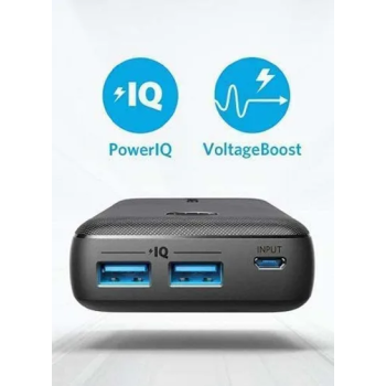Anker PowerCore Select 10000mAh Power Bank 12Watt, Black