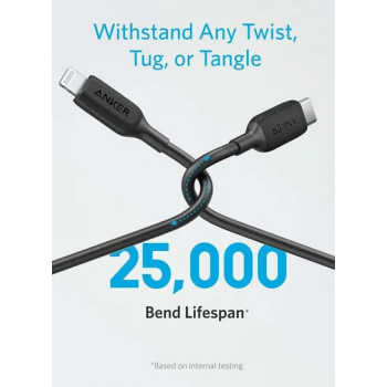 Anker PowerLine III USB-C to Lightning 0.9 Meter Black