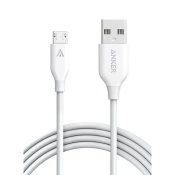 Anker PowerLine+ Data Sync Micro USB Charging Cable White