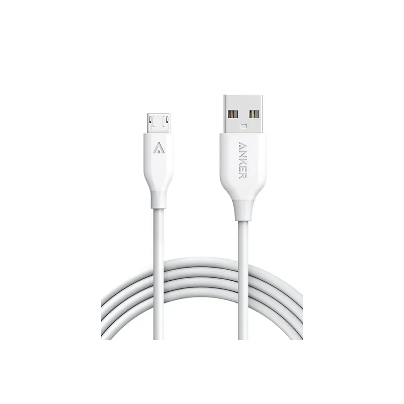 Anker PowerLine+ Data Sync Micro USB Charging Cable White