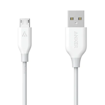 Anker PowerLine+ Data Sync Micro USB Charging Cable White