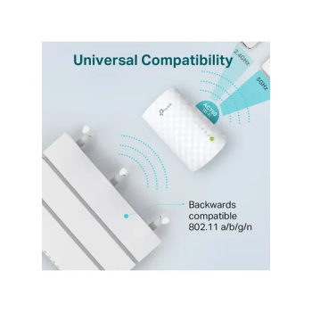 TP-LINK RE200 AC750 Dual Band Mesh Wi-Fi Range Extender 433 Mbps 5GHz and 300Mbps 2.4GHz Speed White