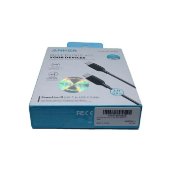 Anker Ultra-Durable High Speed Charging And Syncing USB-C to USB-C Cable Black