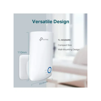TP-LINK Wi-Fi Range Extender Compatible With Any Wi-Fi Router 300Mbps TL-WA850RE White