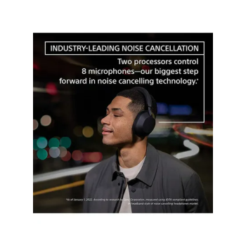 Sony Wireless Noise-Cancelling Headphones, WH-1000XM5, Black