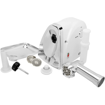 Super General 3-In-1 Electric Meat Grinder 800W, Food Processor, Sausage Machine, 3 Stainless Steel Grinding Plates, Kubbe, Sausage Tubes, Domestic Use, Ce, Sgmg-85-Y