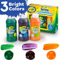 Crayola Washable Finger Paint, Multi-Colour, 8 Oz, Cy55-1311