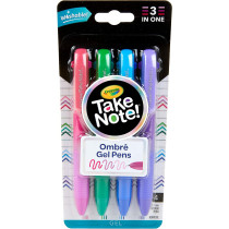 Crayola Washable Gel Pen Set, 3 Shades In 1 Pen, Office & School Supplies, 4 Count