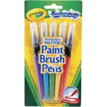 Crayola Washable Paint BrUSh Pens, Multi-Colour, Cy54-6201