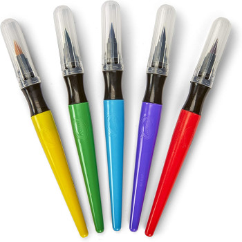 Crayola Washable Paint BrUSh Pens, Multi-Colour, Cy54-6201