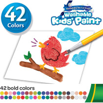 Crayola Washable Paint Pots Set, Multi-Colour, Cy54-0157