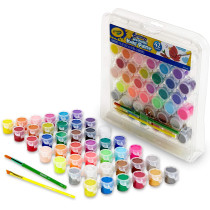 Crayola Washable Paint Pots Set, Multi-Colour, Cy54-0157