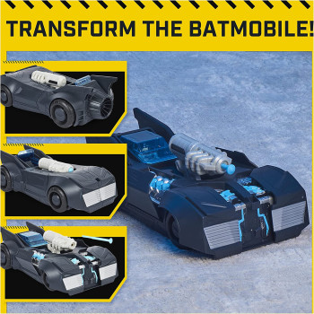 DC Comics Batman Bat-Tech Flyer and Tech Defender Batmobile