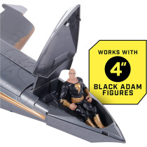 DC Comics, Hawk Cruiser Patrol, Includes Black Adam and Hawkman Action Figures, Over 16-inch Wide, First Edition, Super Hero Kids Toys For Boys and Girls Aged 4 and Up
