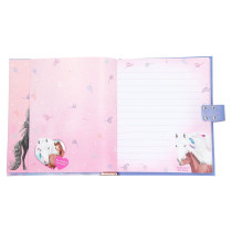 Depesche 11617 Miss Melody - Diary with Secret Code and Sound, 80 Lined Pages for Writing Ideas, Thoughts and Feelings, approx. 18 x 15 x 3.5 cm