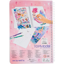 Depesche Topmodel Fantasy Model Colouring Book Mermaid, Multicolor, 10472