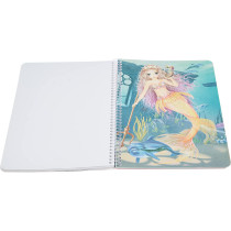 Depesche Topmodel Fantasy Model Colouring Book Mermaid, Multicolor, 10472