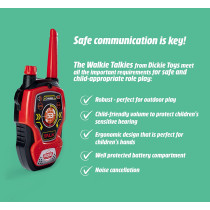 Dickie Toys 201118195 Walkie Talkie Fun, Red/Black