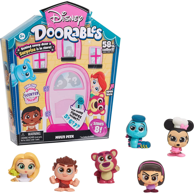 DISNEY Doorables Multi Peek Series 8, Collectible Figures