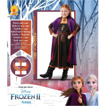 DISNEY Kostum Fur Kinder, Anna AUS, Die Eiskonigin 2" L Bunt