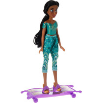 DISNEY Princess Everyday Adventures Jasmine And Magic Carpet With Wheels, Fashion Doll, Toys For Kids 3 And Up, F3379EU6