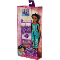 DISNEY Princess Everyday Adventures Jasmine And Magic Carpet With Wheels, Fashion Doll, Toys For Kids 3 And Up, F3379EU6