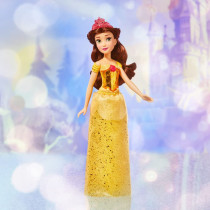 DISNEY Princess Royal Shimmer Belle Doll, Fashion Doll With Skirt And Accessories, Toy For Kids Ages 3 And Up