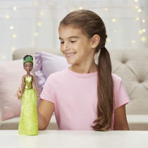 DISNEY Princess Royal Shimmer Tiana Fashion Doll With Skirt That Sparkles, Tiara, And Shoes