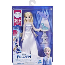 DISNEY's Frozen 2 Talking Elsa and Friends, Elsa Doll with Over 20 Sounds and Phrases, Fashion Doll Accessories, Toy for Kids 3 and Up, Multicolour