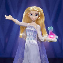 DISNEY's Frozen 2 Talking Elsa and Friends, Elsa Doll with Over 20 Sounds and Phrases, Fashion Doll Accessories, Toy for Kids 3 and Up, Multicolour