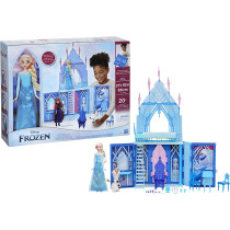 DISNEY'S Frozen Elsa'S Fold And Go Ice Palace, Elsa And Olaf Dolls, Castle Playset, Toy For Kids Ages 3 And Up