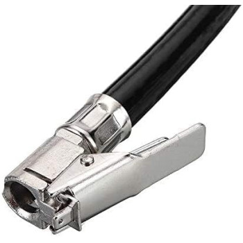 Abbasali 220PSI Car Tyre Inflator Also Deflator Pump Psi Bar Air Hose With Air Pressure Gauge For Auto Truck Suv Motorcycles With 10 Mtr Compressor Spring Hose