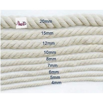 Abbasali Cotton Rope 8MM X 50 Yards Made In India