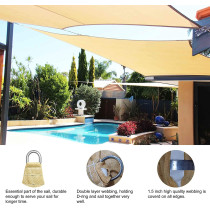 ABCCANOPY Shade Sail, Beige