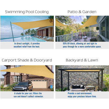 ABCCANOPY Shade Sail, Brown