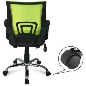 Accessbuy Office Chair Caster Wheel 2 Inch Universal Standard Size Computer Gaming Chair Caster Wheels Replacement Set Of 5 (Black)