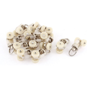 Aexit Home (Tool Holder) Cubicle Curtain Track Glide Glider Rail Carrier Rollers Runners 10MM Dia (63Ry540Qf634) Wheel 14Pcs