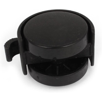 Aexit Table (Home Hardware) Chair Black Plastic 8MM Screw Stem 2" Dia Wheel 360 Degree Rotation Swivel Brake (28Ry879Qf369) Locking Caster