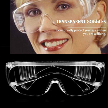 AgoHikeAE Clear Safety Goggles Workplace Eye Protective Wear Labour