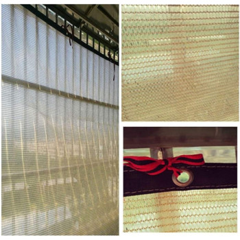 ALGFree-Tarpaulin Shade Sails Shading Net Cloth Awning Cover Sunscreen Anti-Uv Insulate Heat Outdoor Patio Garden Cover Flowers Plants Algfree, Beige